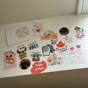 Sticker Pack Feminist Pro-Choice BLM Women’s Rights Accessories with notebook